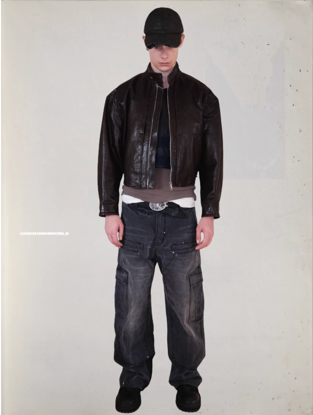 One-Line Bag Cargo Knee Canvas Logging Pants