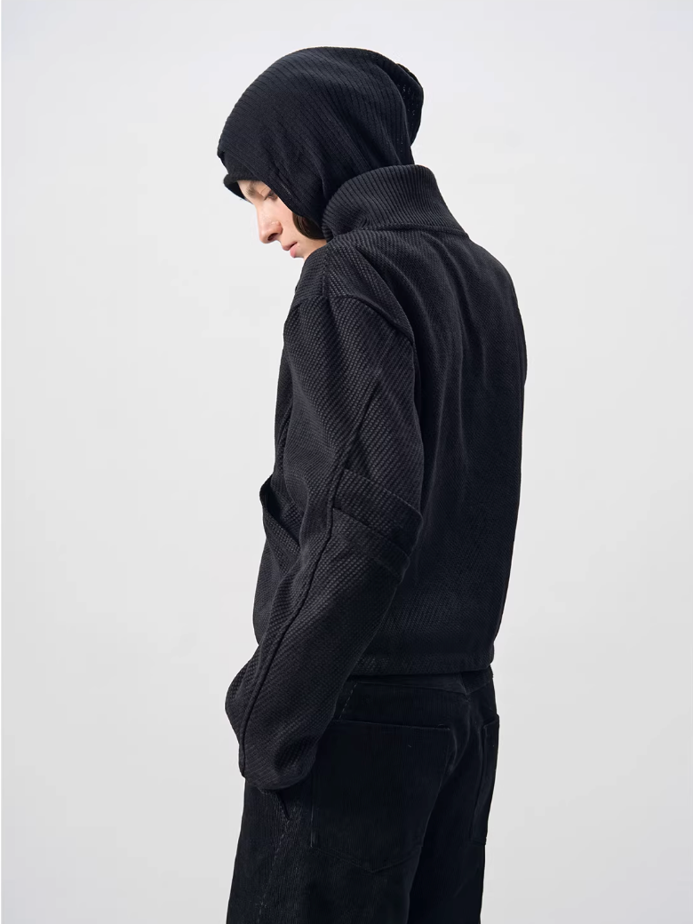 Bias cut's cropped jacket