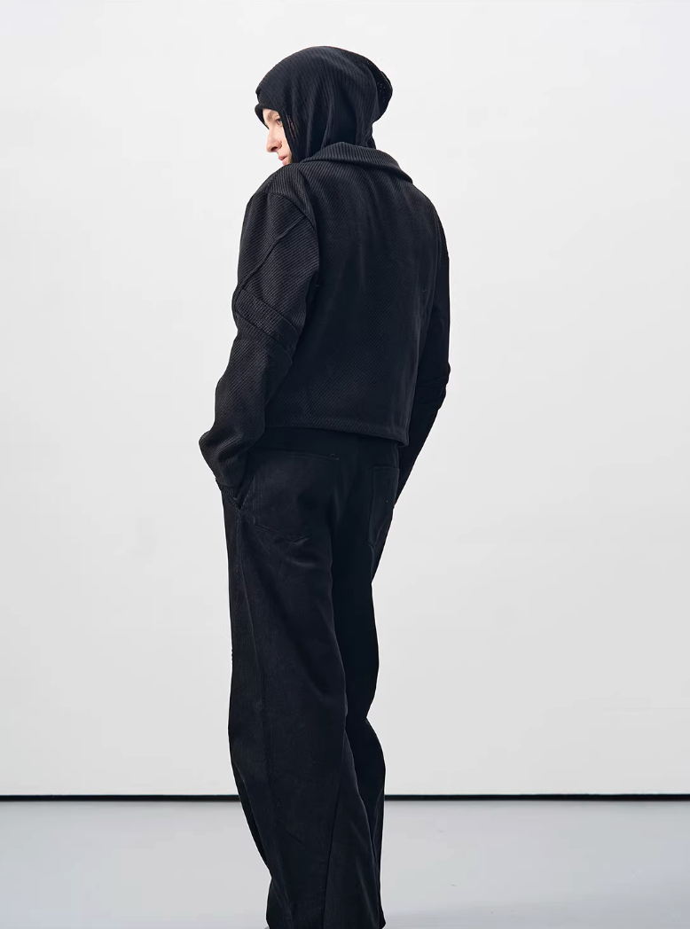 Bias cut's cropped jacket