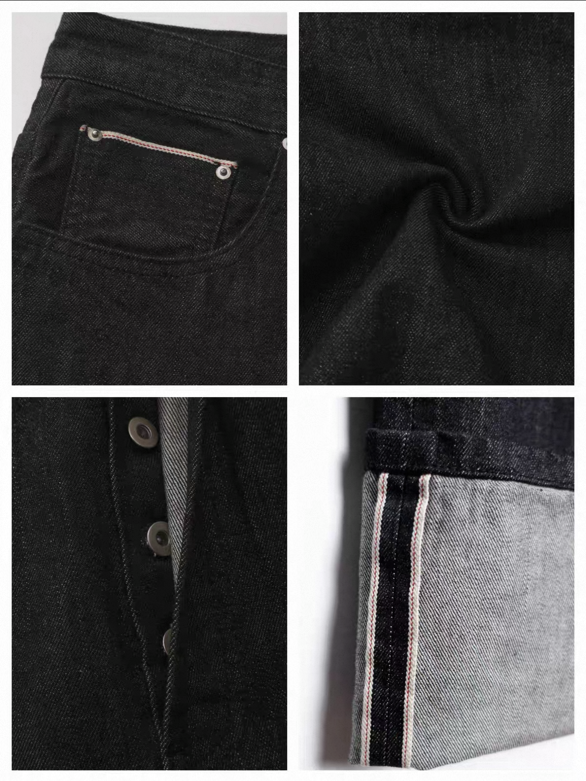 Raw Cow Wide-Leg Loose Jeans