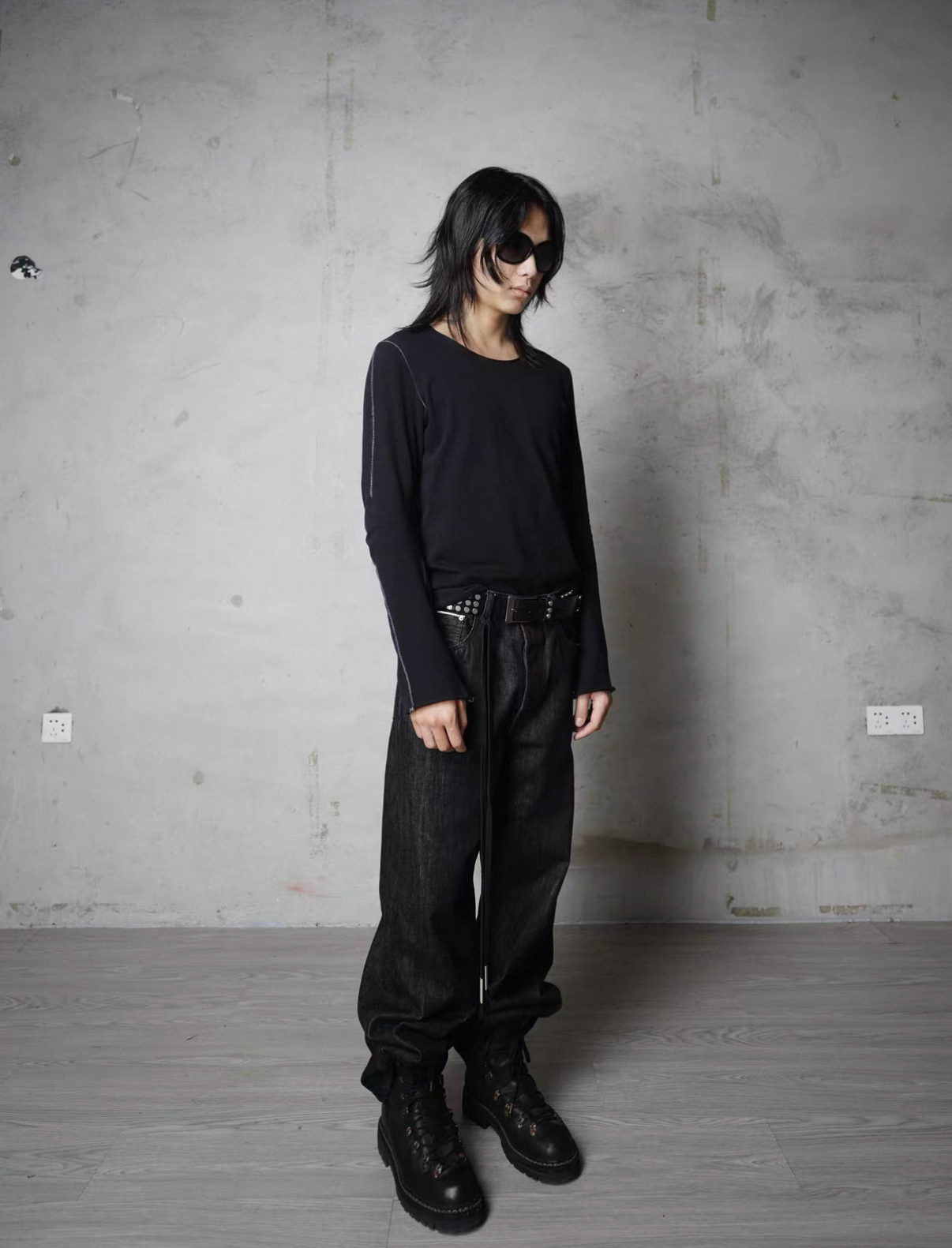 OVER LOCK Long Sleeve T-shirt