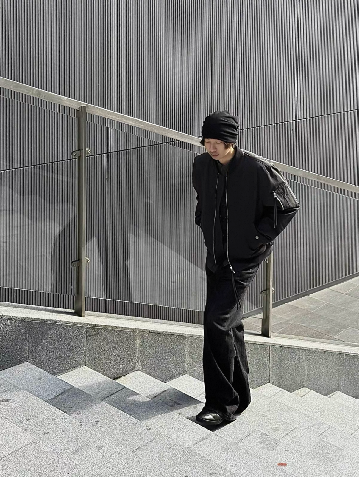 Minimalist Bomber Jacket