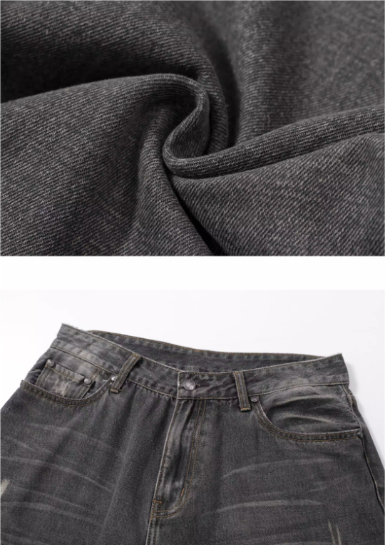 Vintage Nevada Wash Loose Straight Jeans