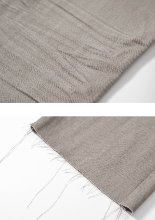 Handmade dirty gray straight leg  jeans