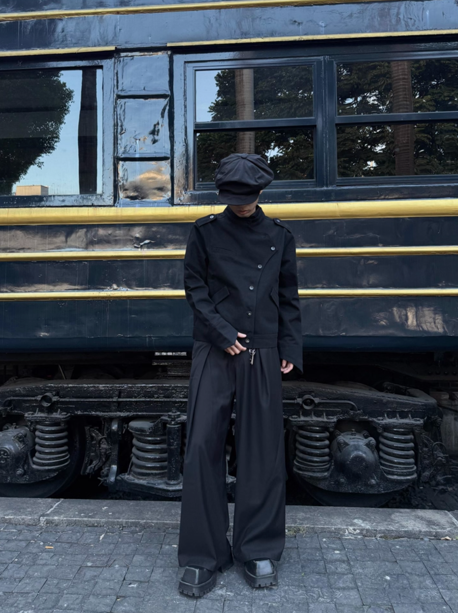 "Sword Rider" stand-up collar warlord jacket