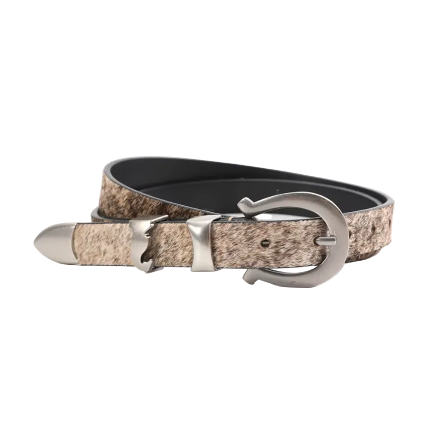 Limited Edition Horsehair Carved Belt