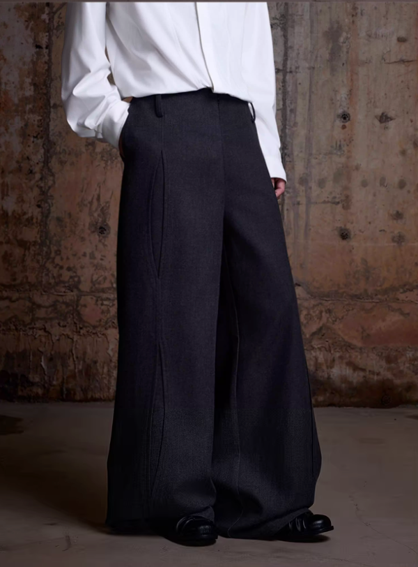 Lunar veil drape trousers