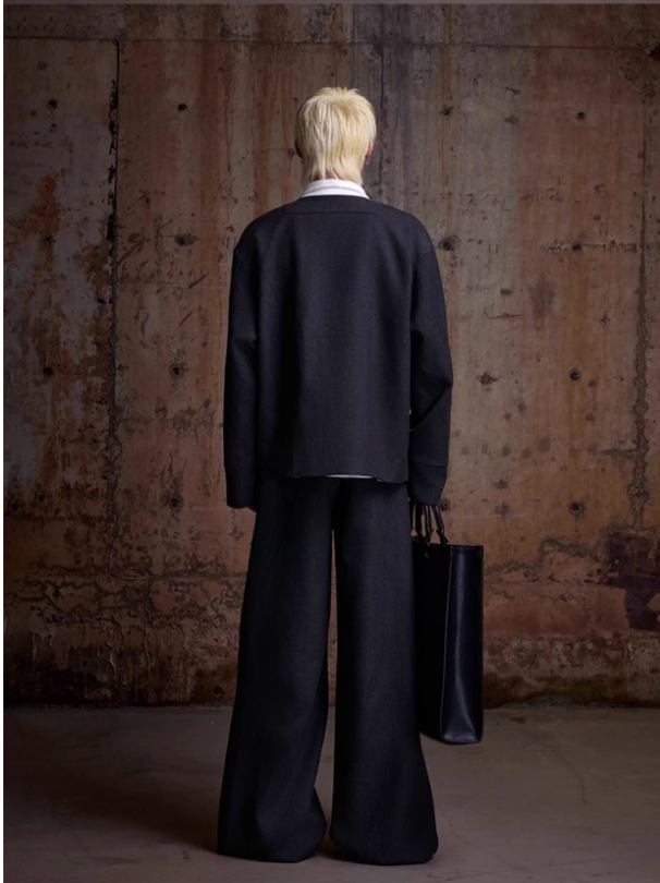 Lunar veil drape trousers