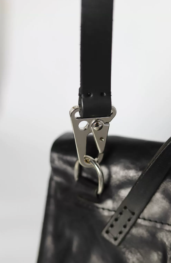 Vintage square cowhide bag