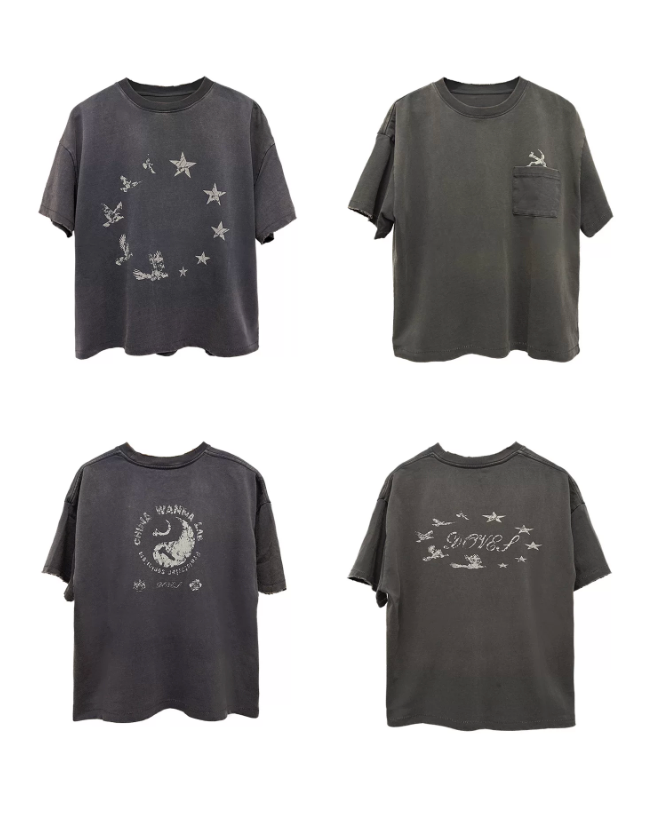 Vintage distressed short sleeve T-shirt