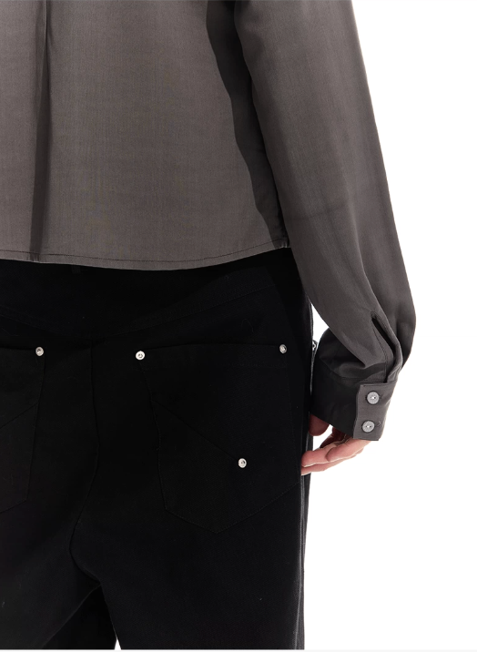 Slim basic long sleeve shirt