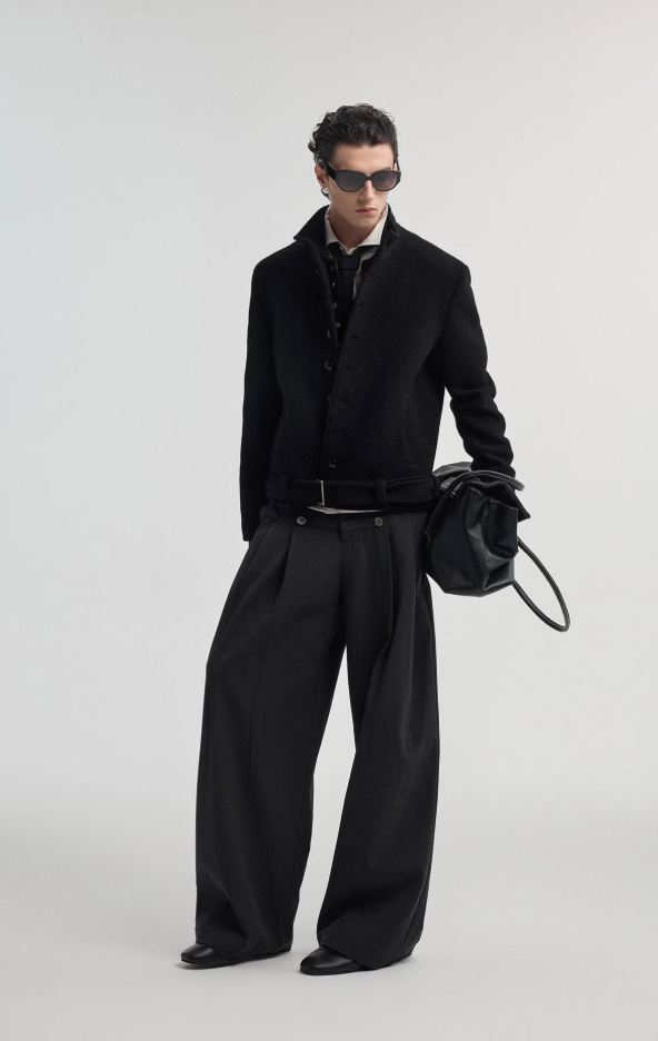 Napoleon Buttoned Suit Pants