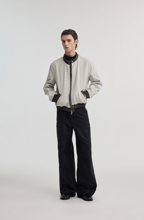 Multi-form reversible striped jacket
