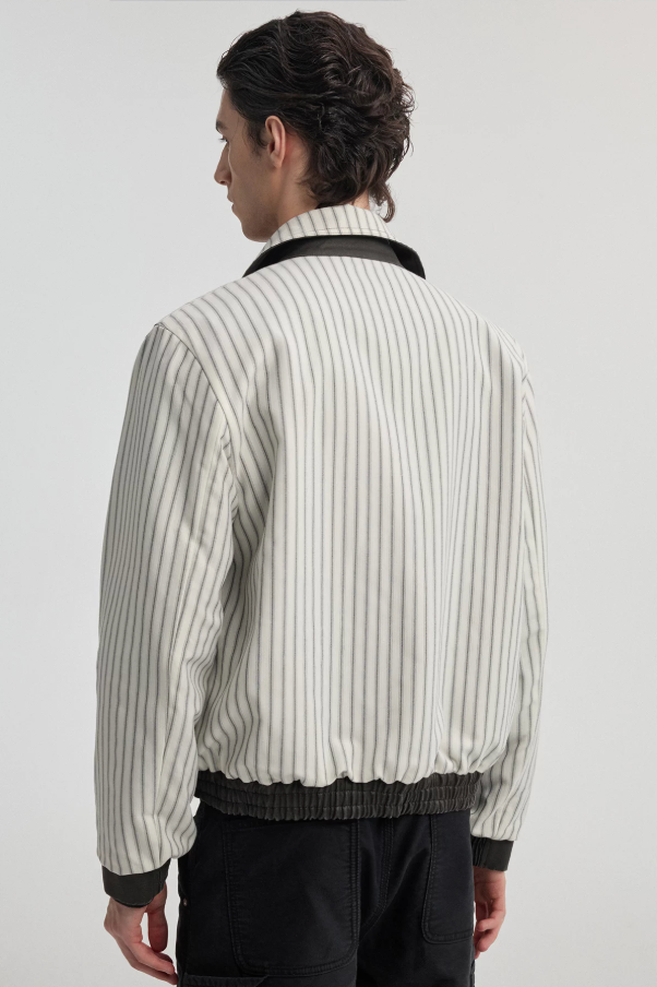 Multi-form reversible striped jacket
