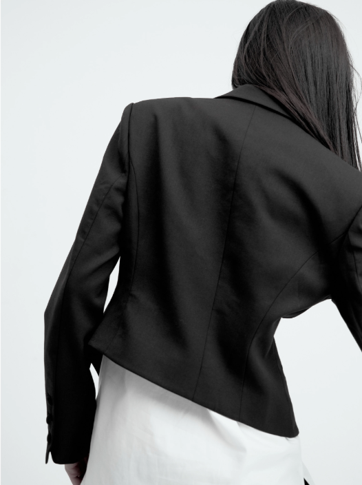 Slit-Waisted Jacket