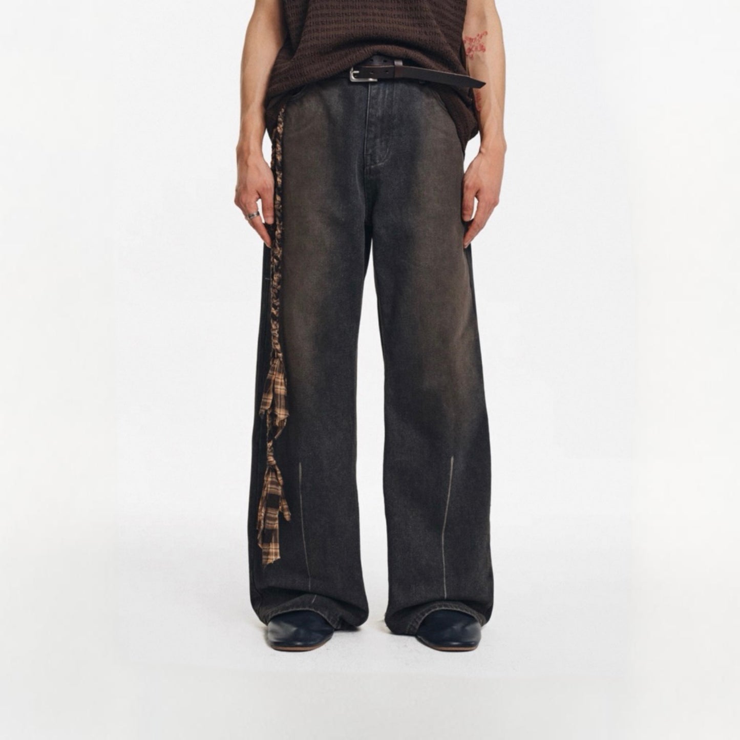 Distressed Blood Stain Jeans