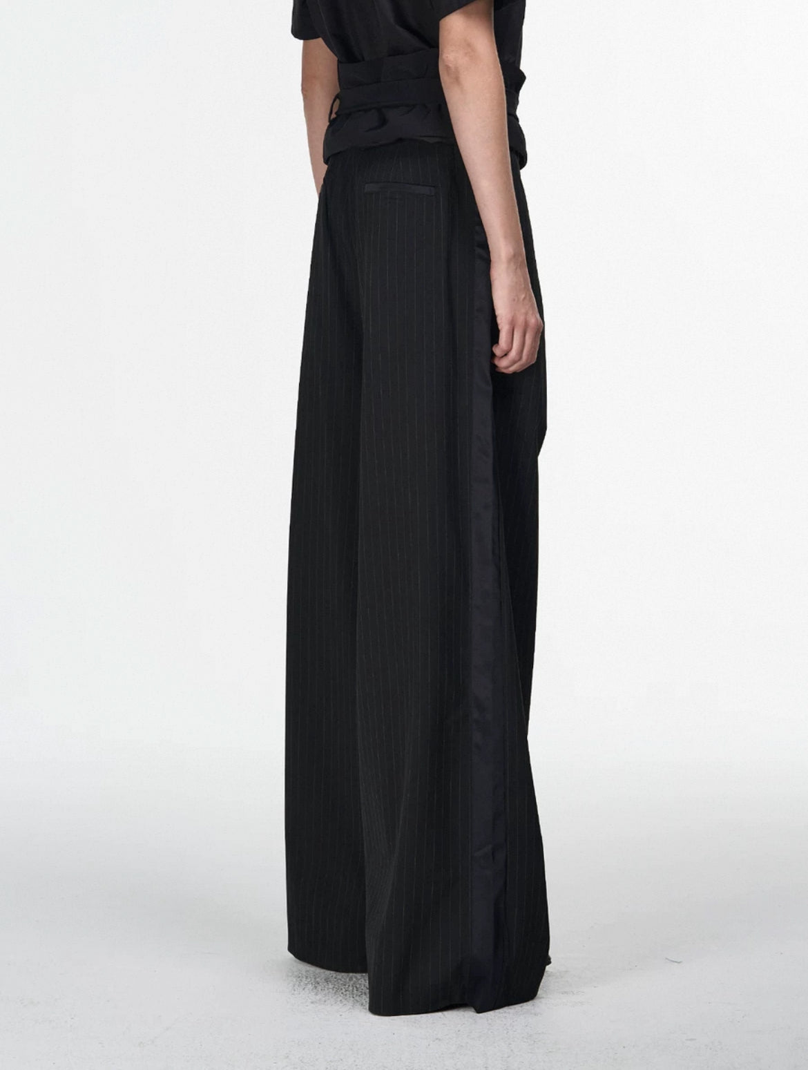 Smoking Stripe Side Line Trousers