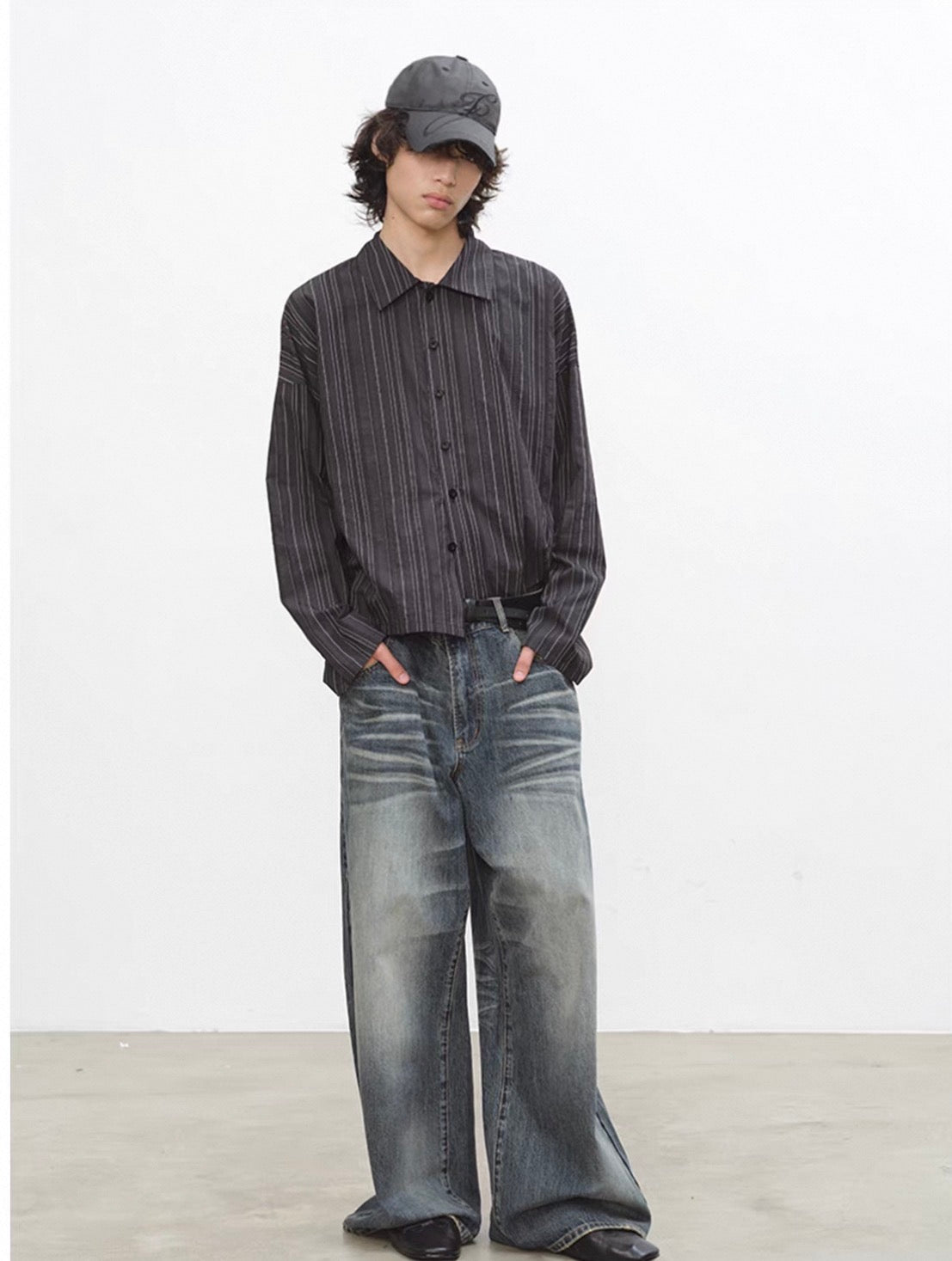 Wax Coating Peaked Cap