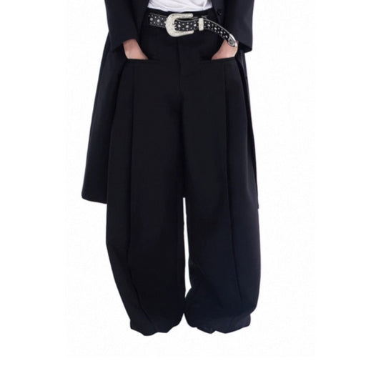 Front pocket Wide leg Trouser
