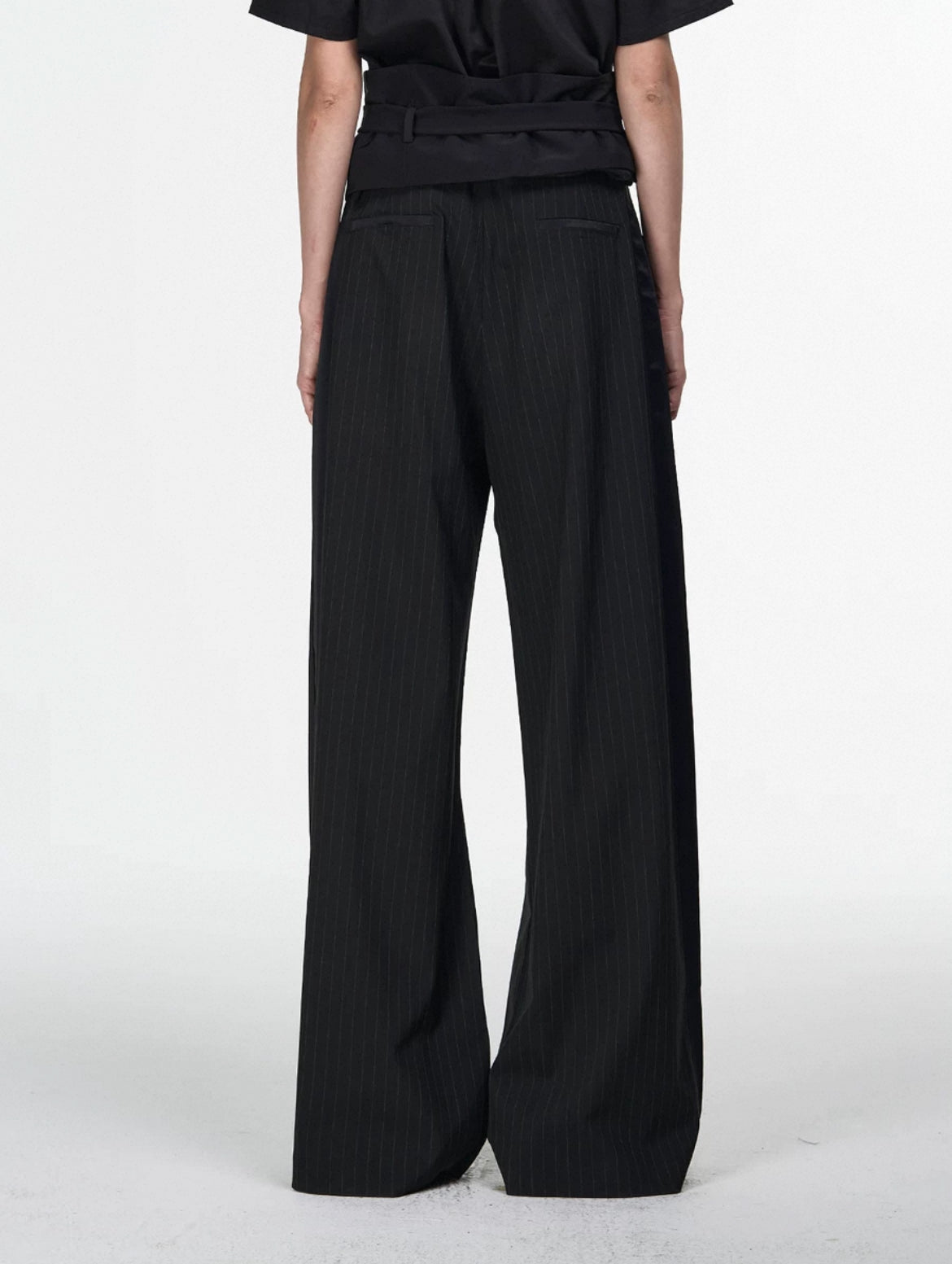 Smoking Stripe Side Line Trousers