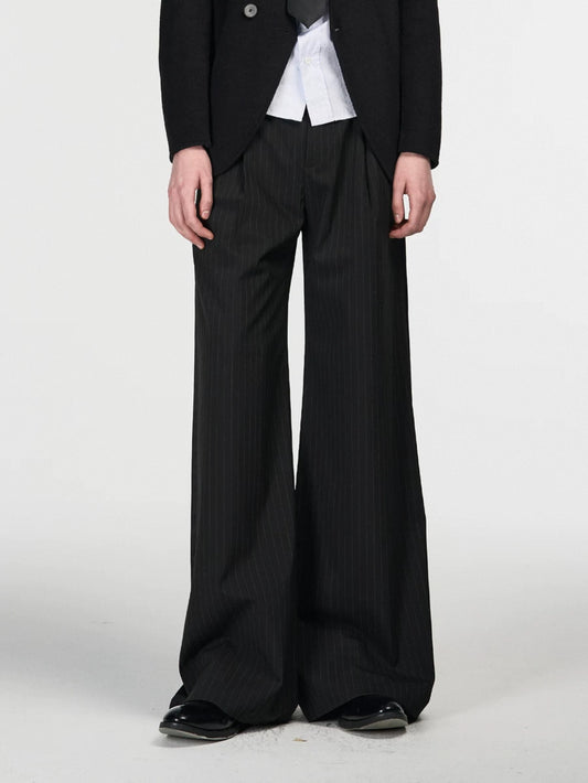 Smoking Stripe Side Line Trousers