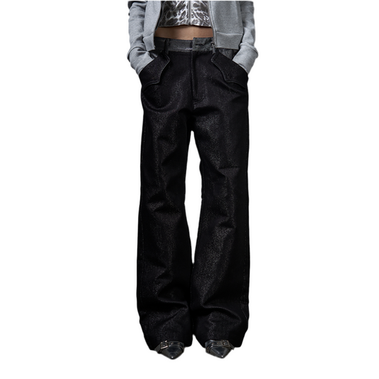 "RUDEBART Skeleton" straight jeans