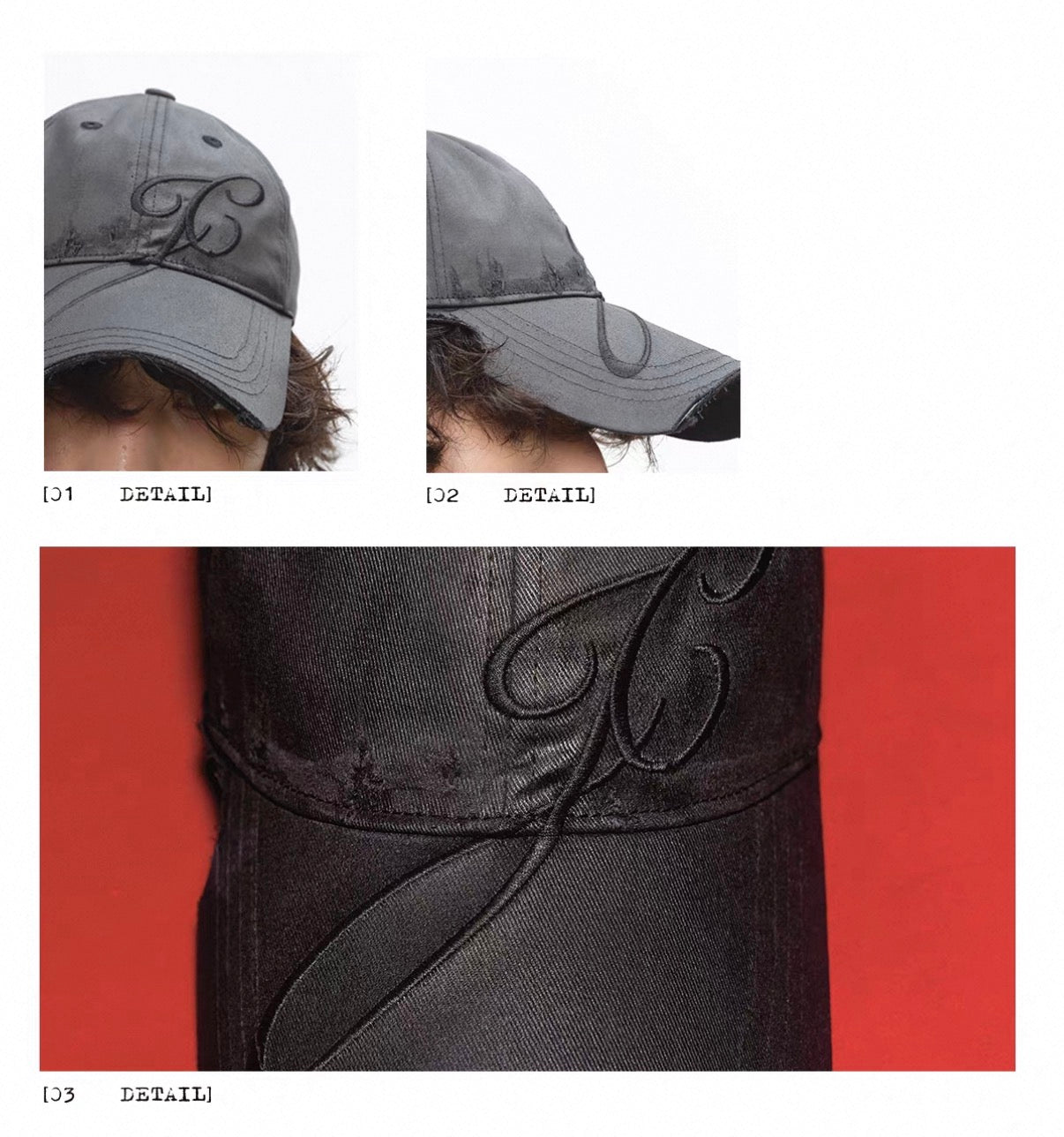 Wax Coating Peaked Cap