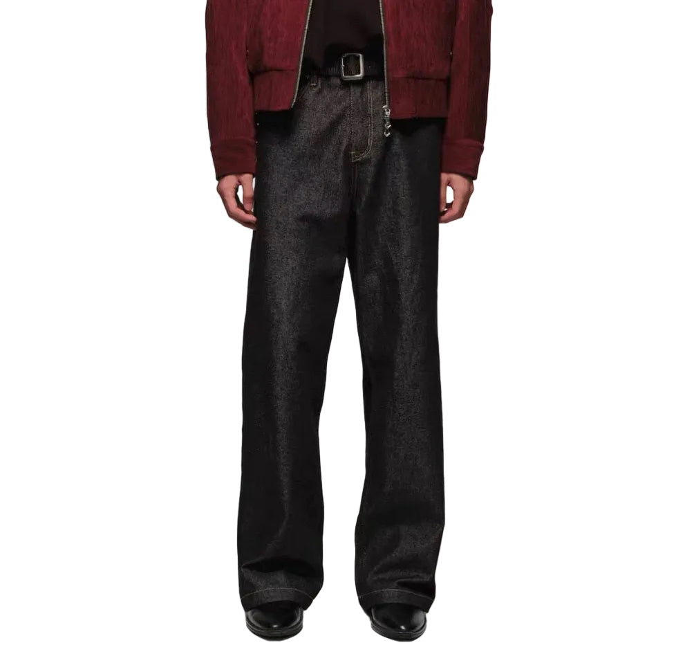 Straight Cow Fade-Resistant Jeans