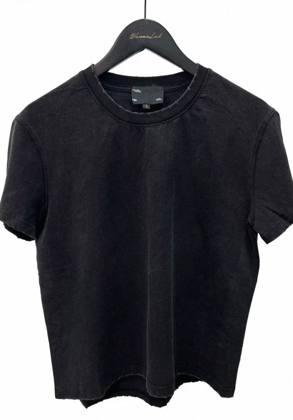 Washed destruction Short Sleeve T-shirt
