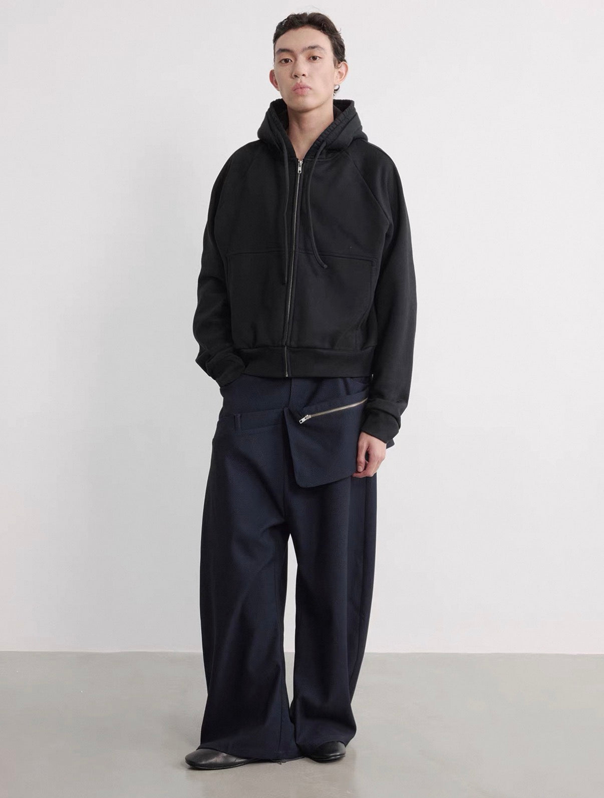 Double Waist Side Pocket Trouser