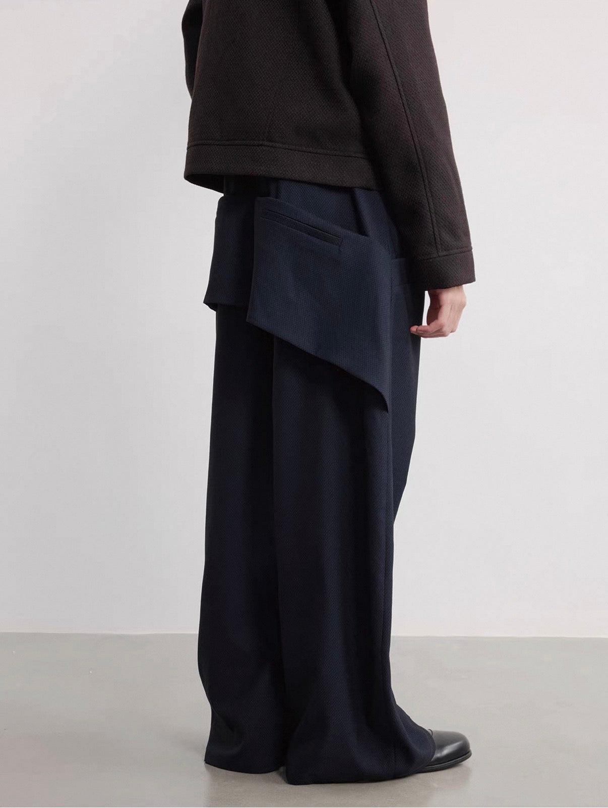 Double Waist Side Pocket Trouser