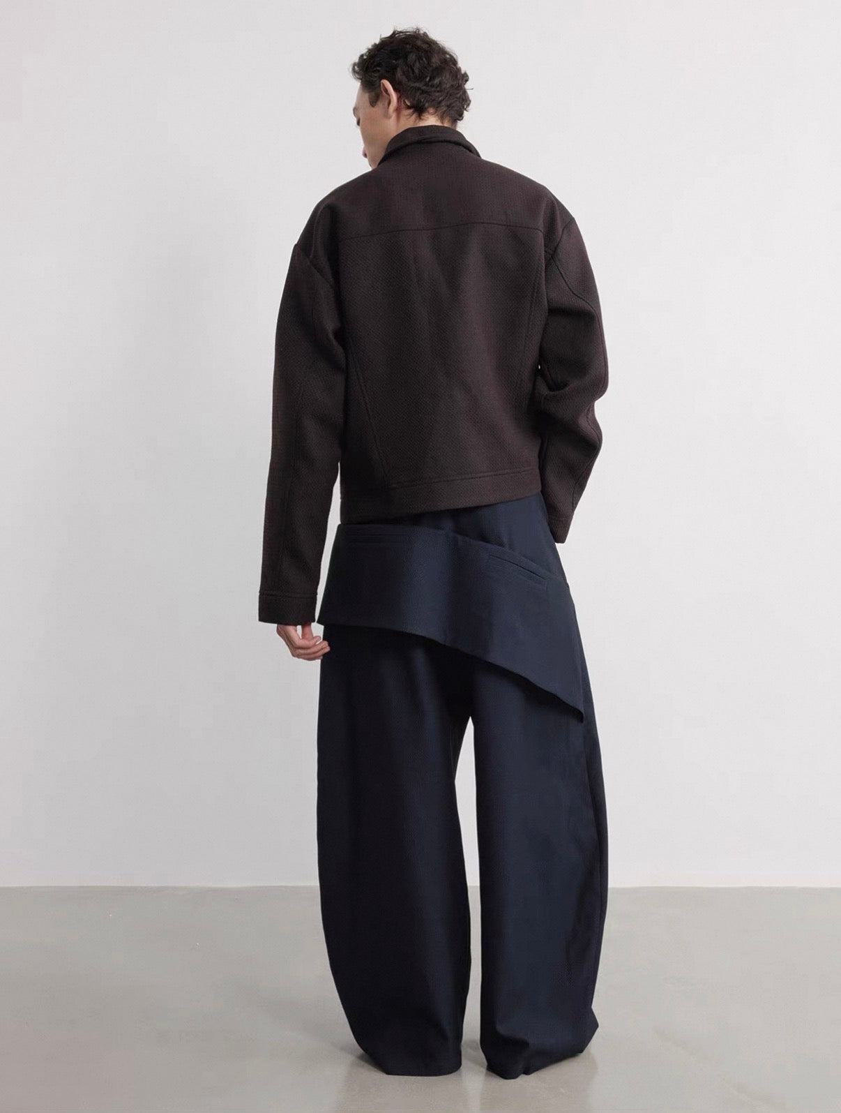 Double Waist Side Pocket Trouser