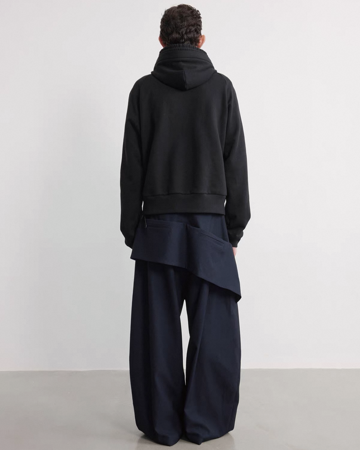 Double Waist Side Pocket Trouser