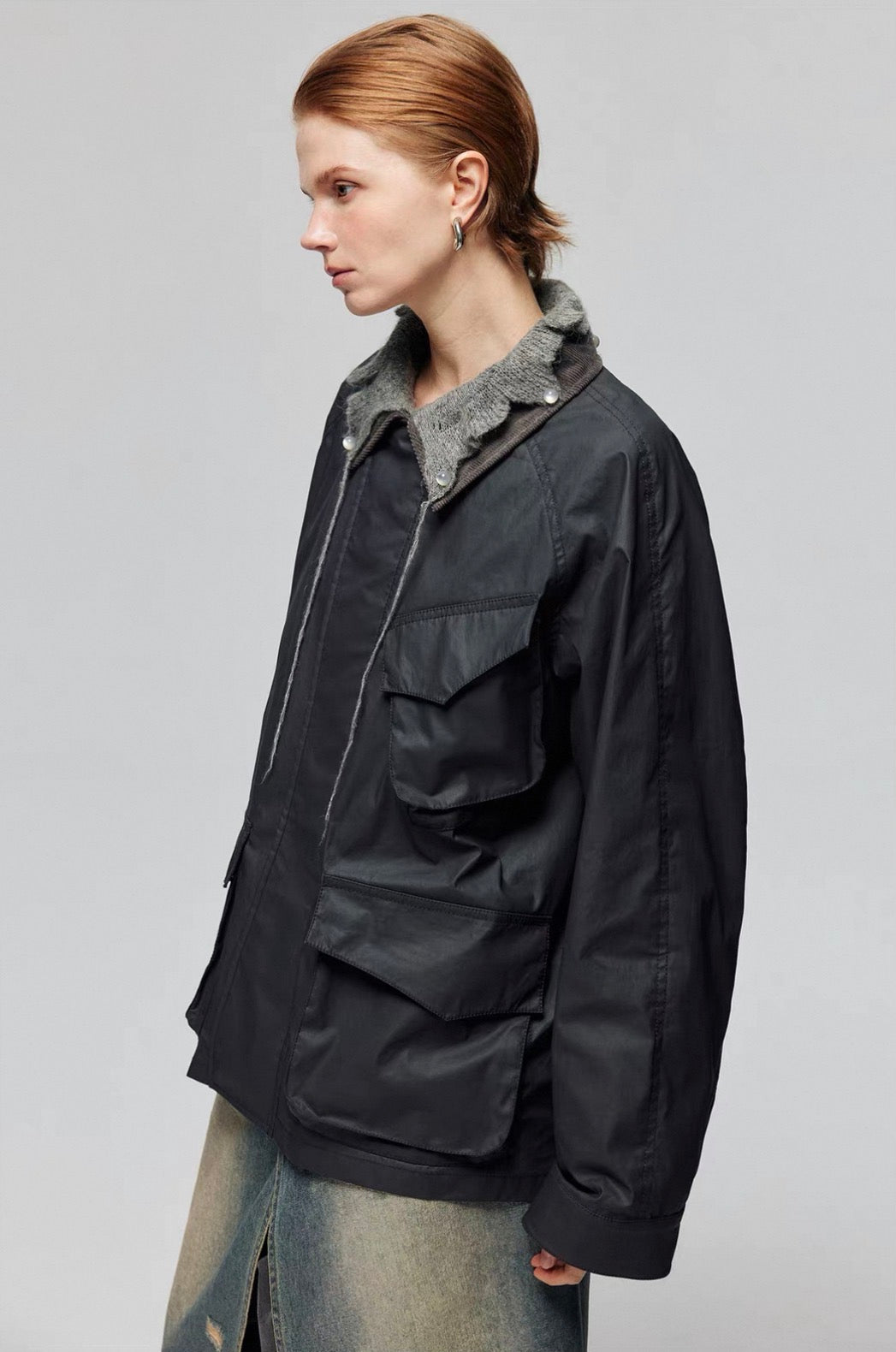 Fleece Collar Hunting Jacket