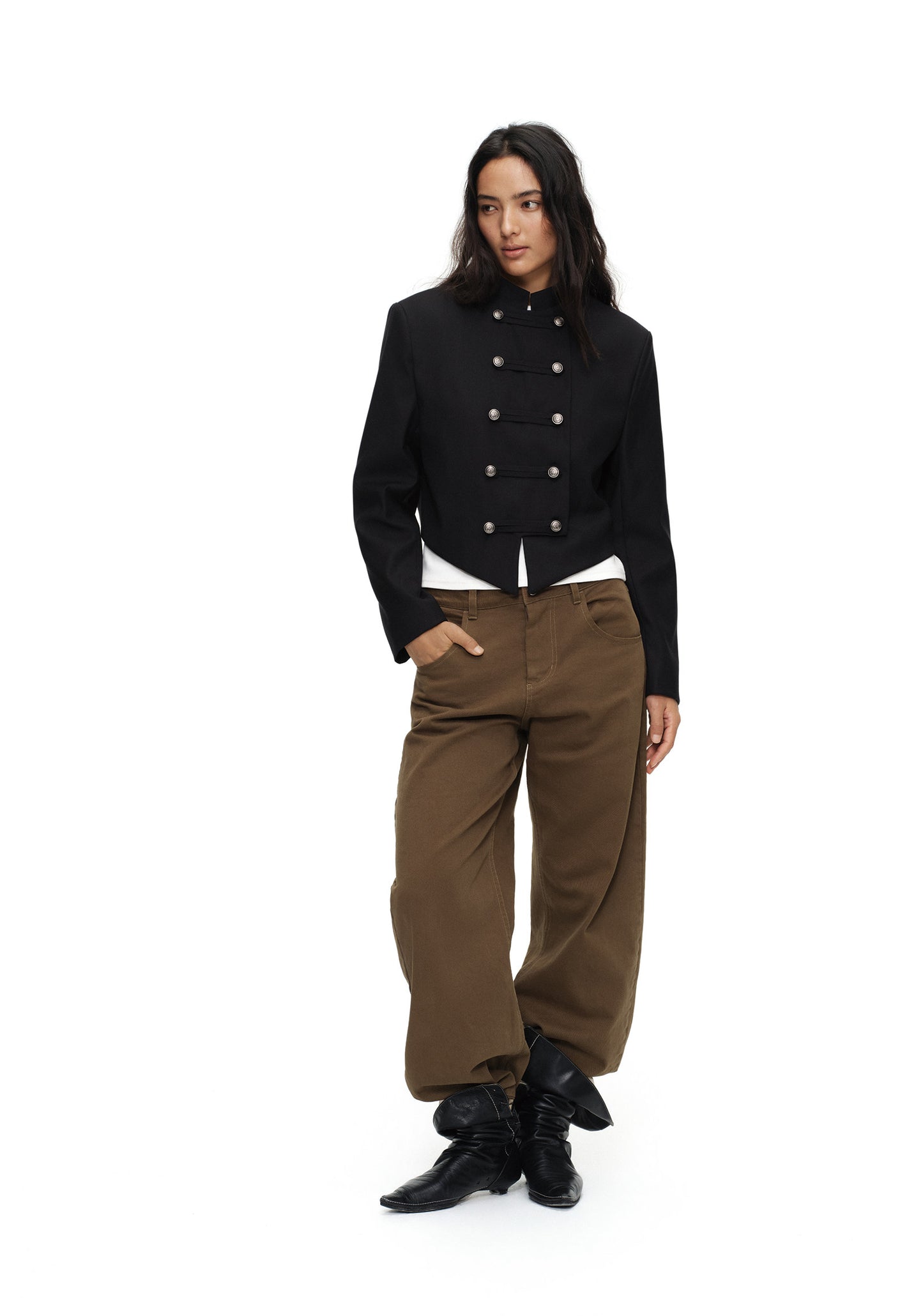 Double-breasted Napoleon jacket