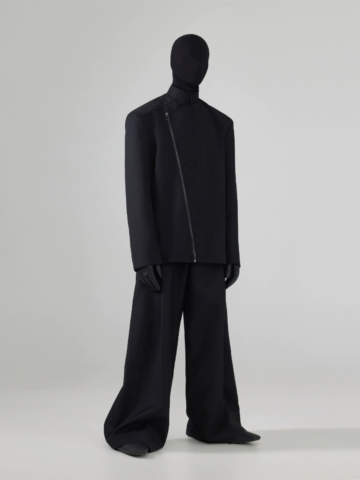 Villain Black Loose Suit Jacket