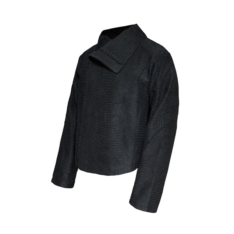 Jacquard cropped jacket