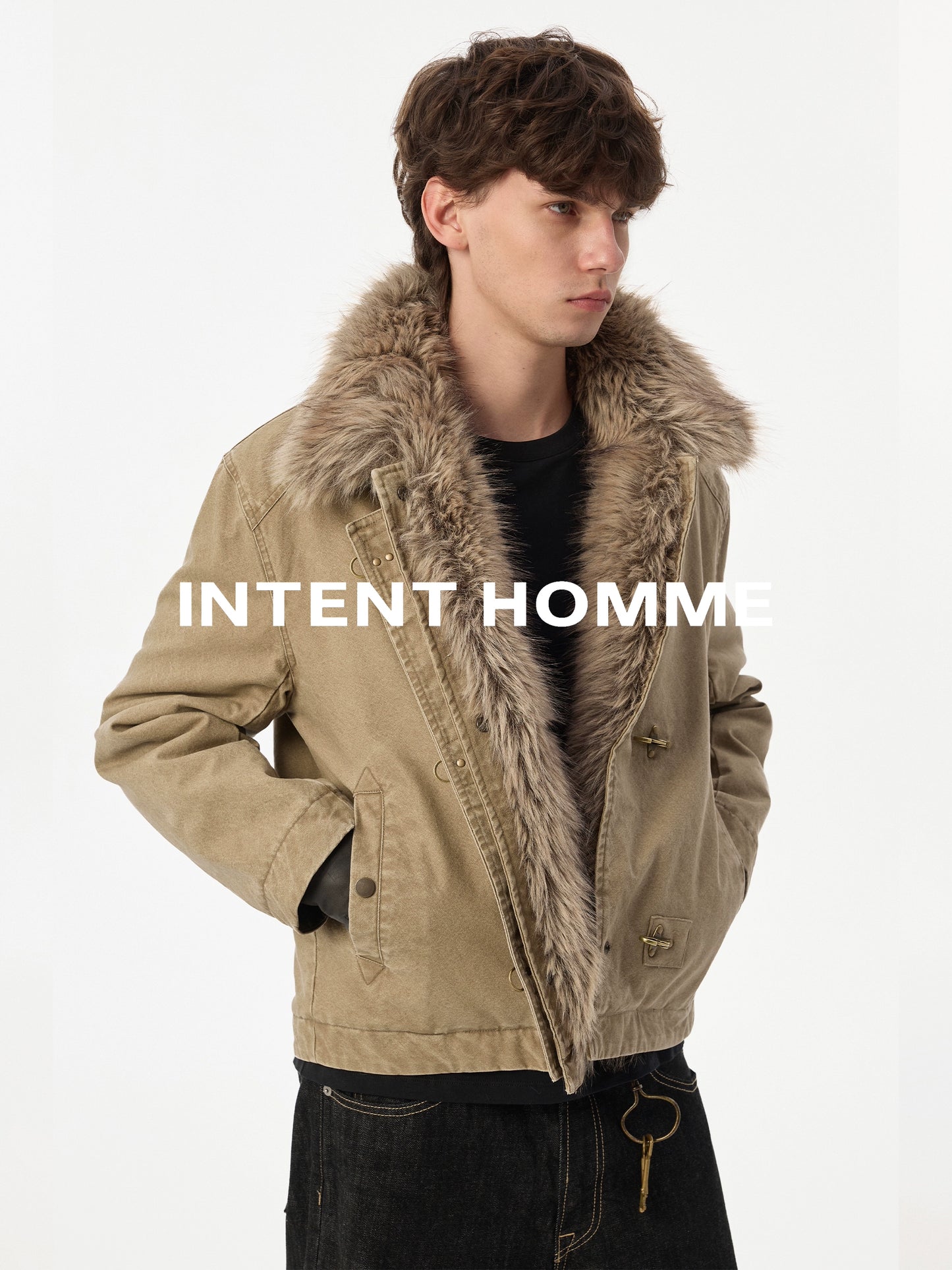 Hunting Fur Collar Paddet Jacket