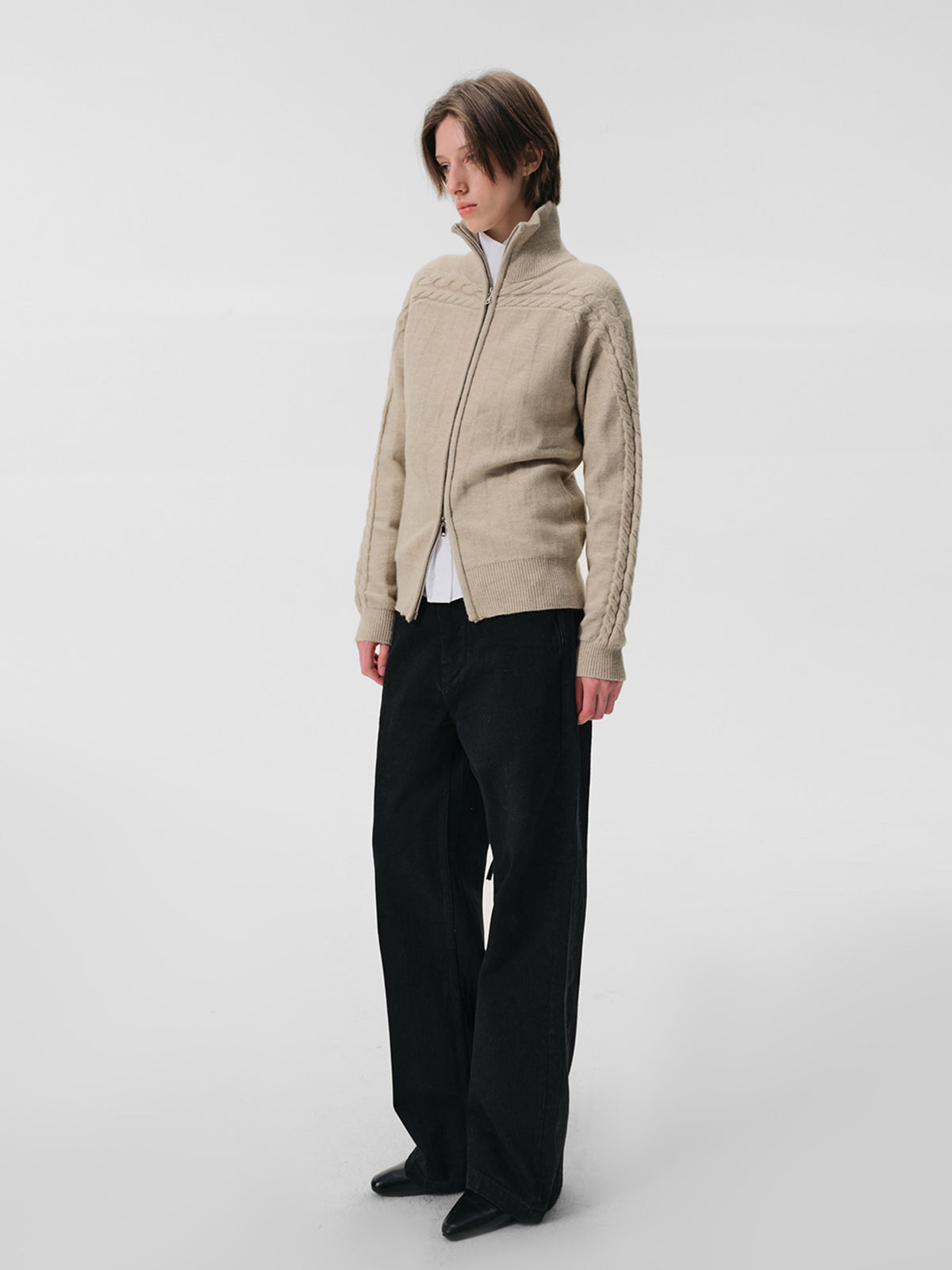 Arctic Velvet Cable Knit
