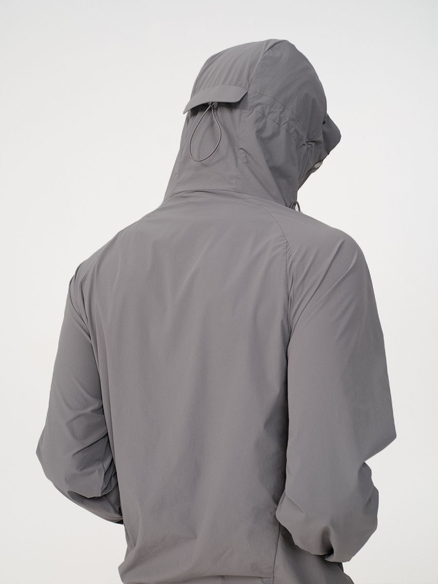 Zipper Sun -Proof Hooded Jacket UPF100+