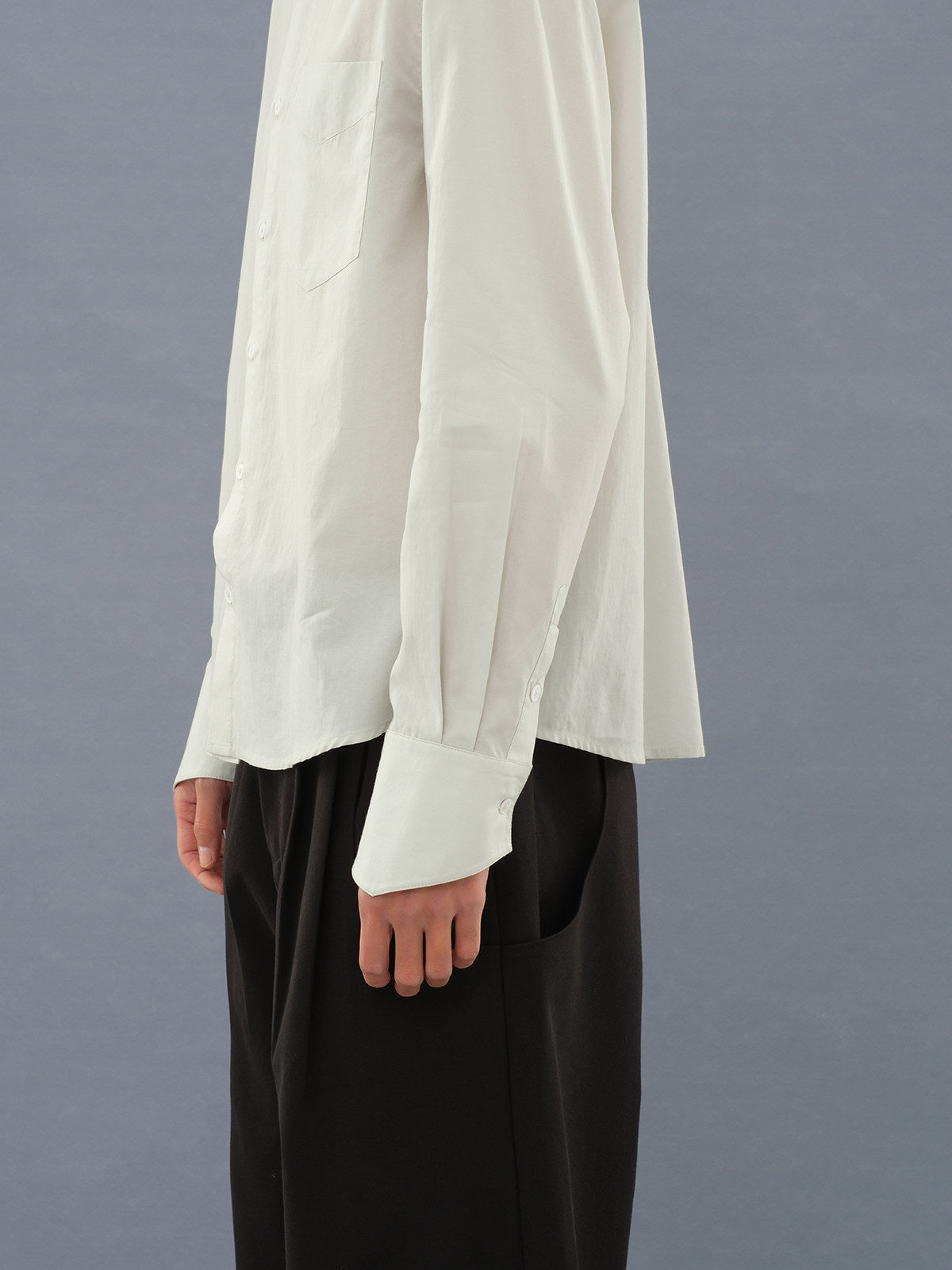 Tencel long sleeve shirt