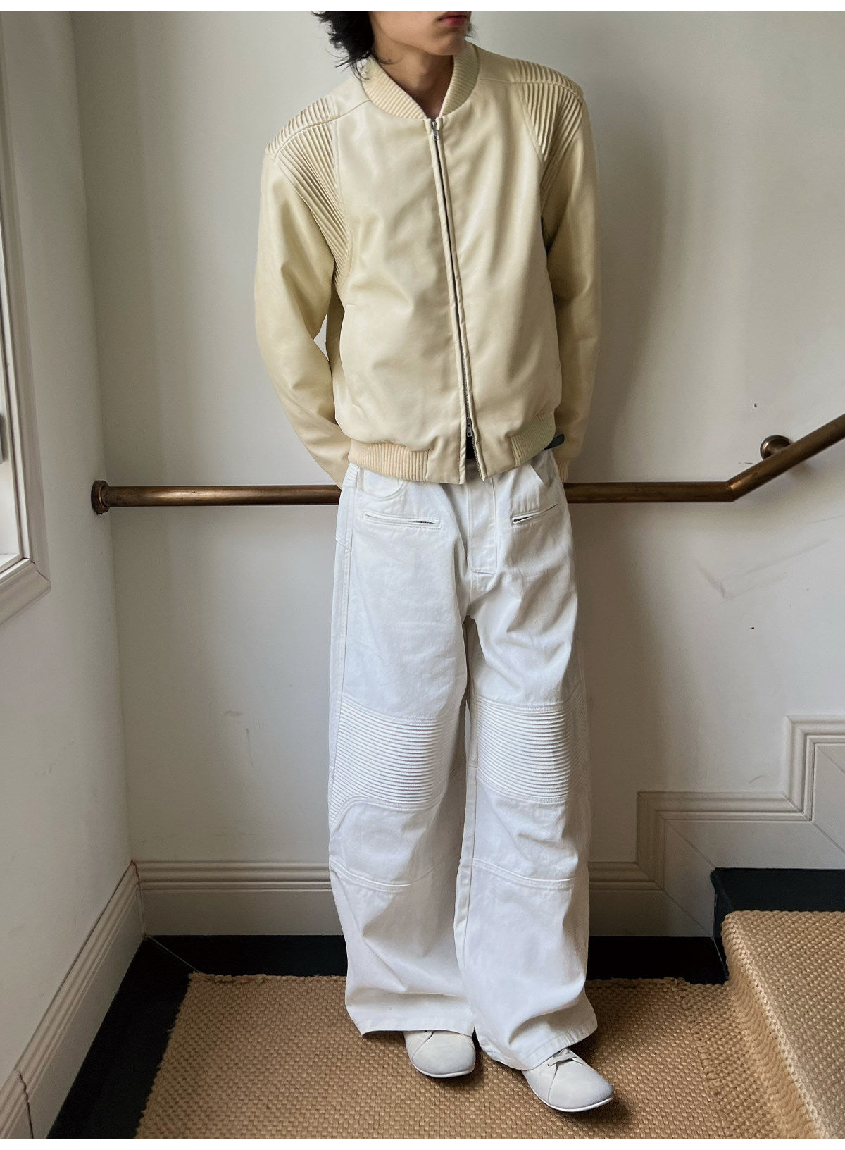 Coated Waxed Motorcycle Pants