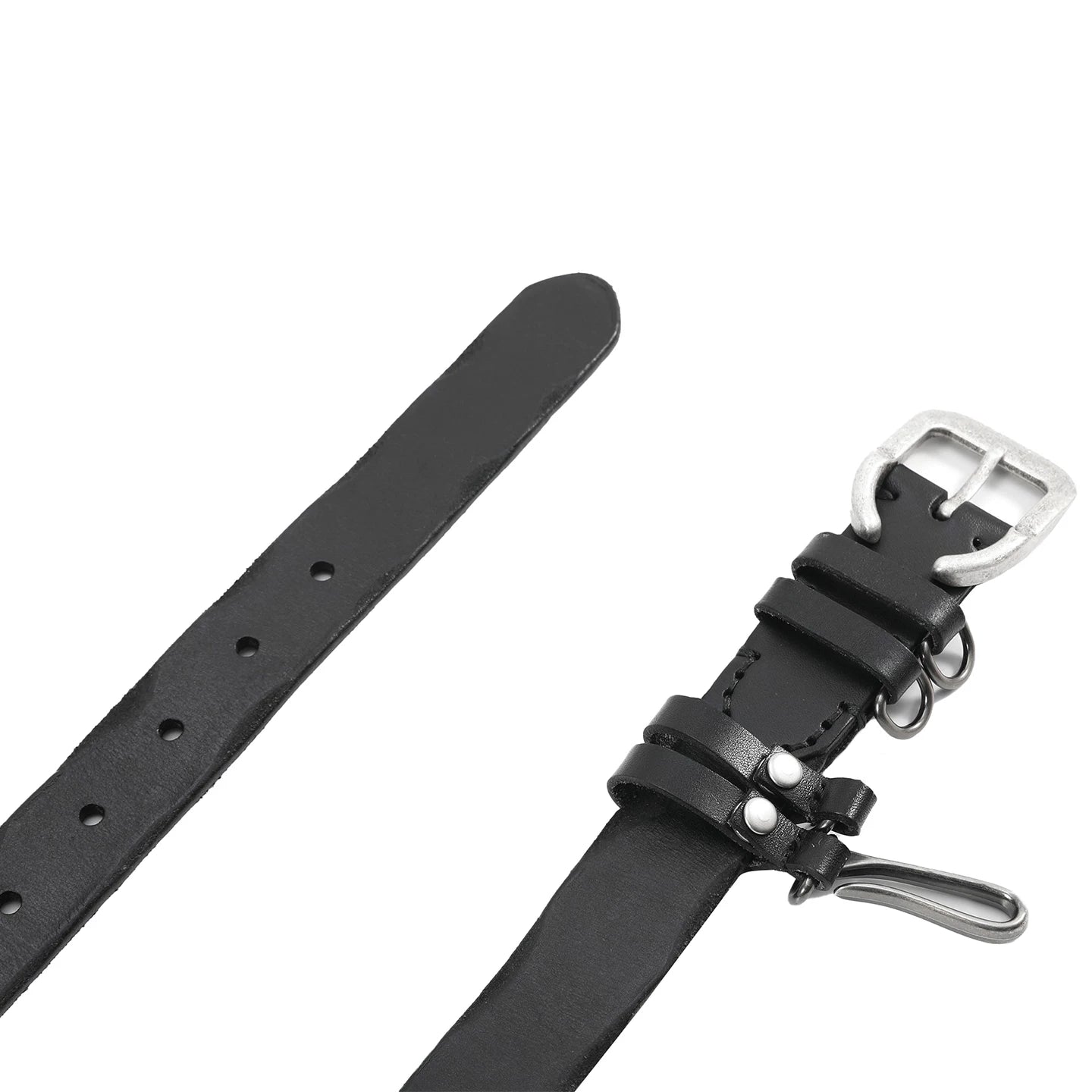 Multi-ring plant kneaded leather belt