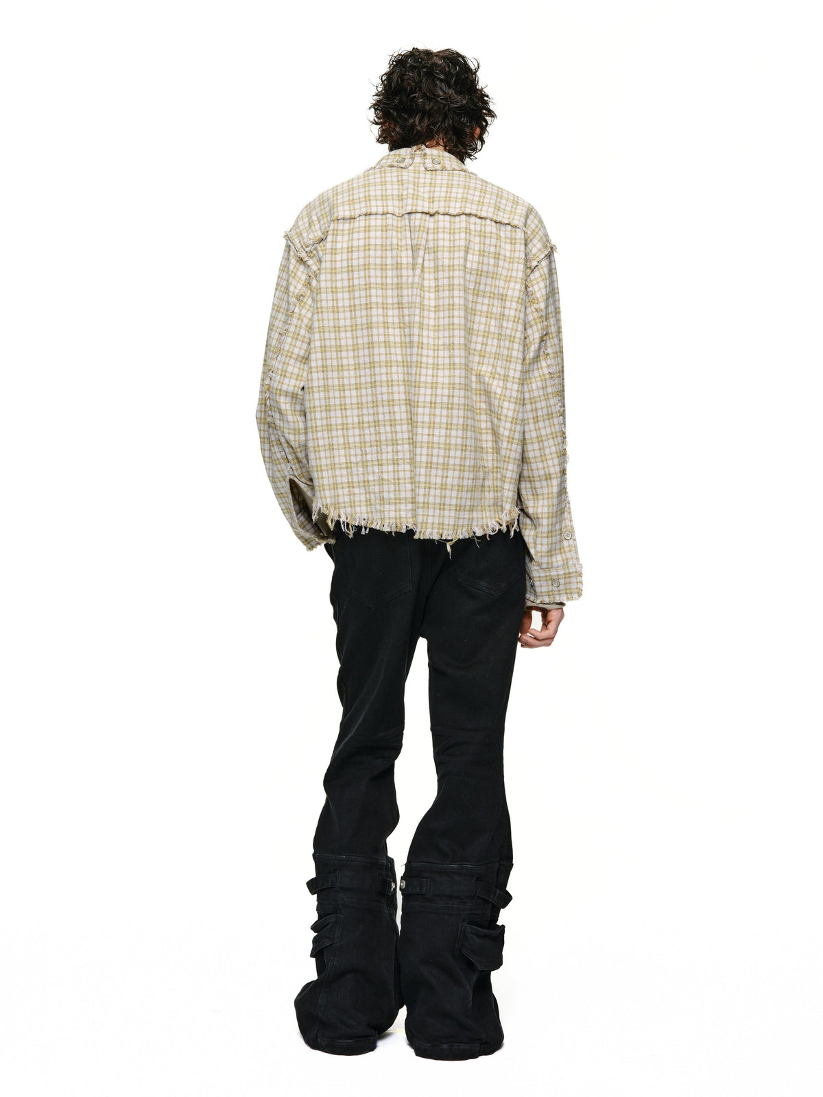 AURORA SLOUCH FIT WASHED CHECK SHIRT