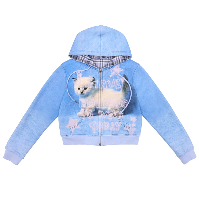 Cat Reversing Hoodie