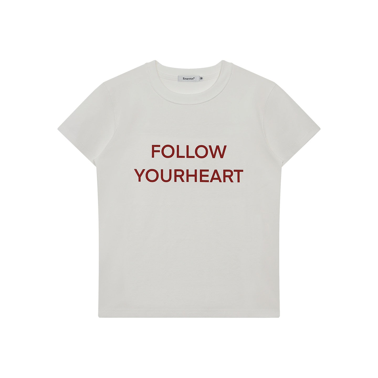 Vintage Contrast Slogan Short Sleeve T-Shirt