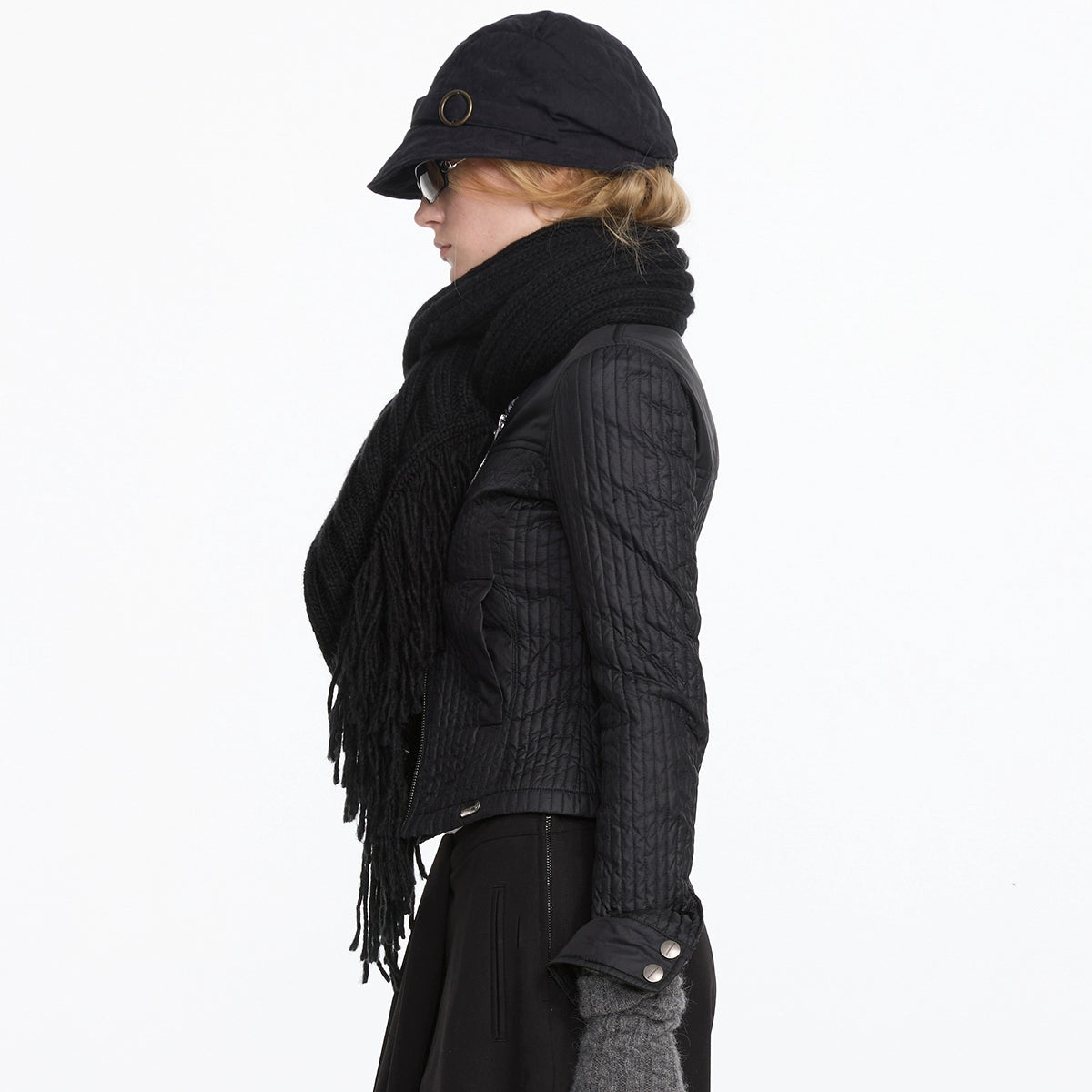 LYUOCHENG Wool Fringe Scarf