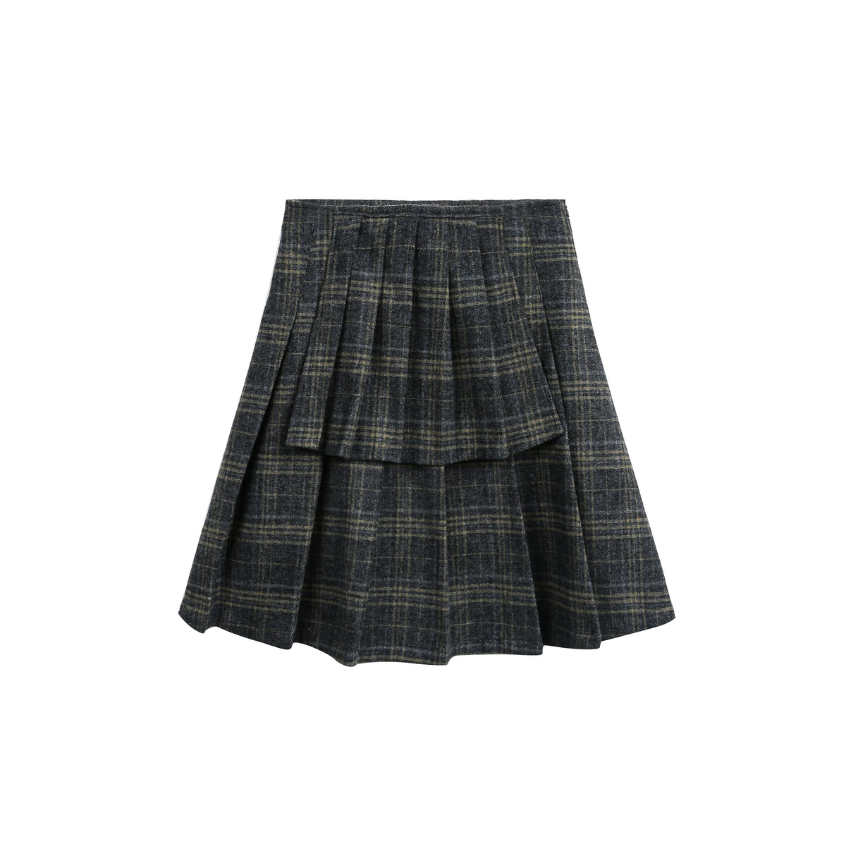 Wool Plaid skirt