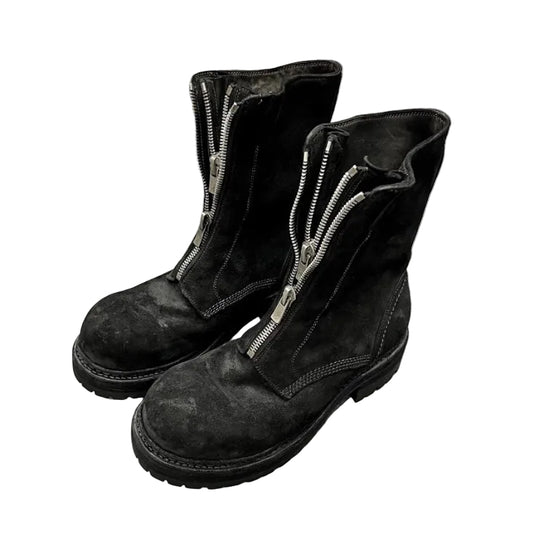 Double zipper Goodyear knight boots