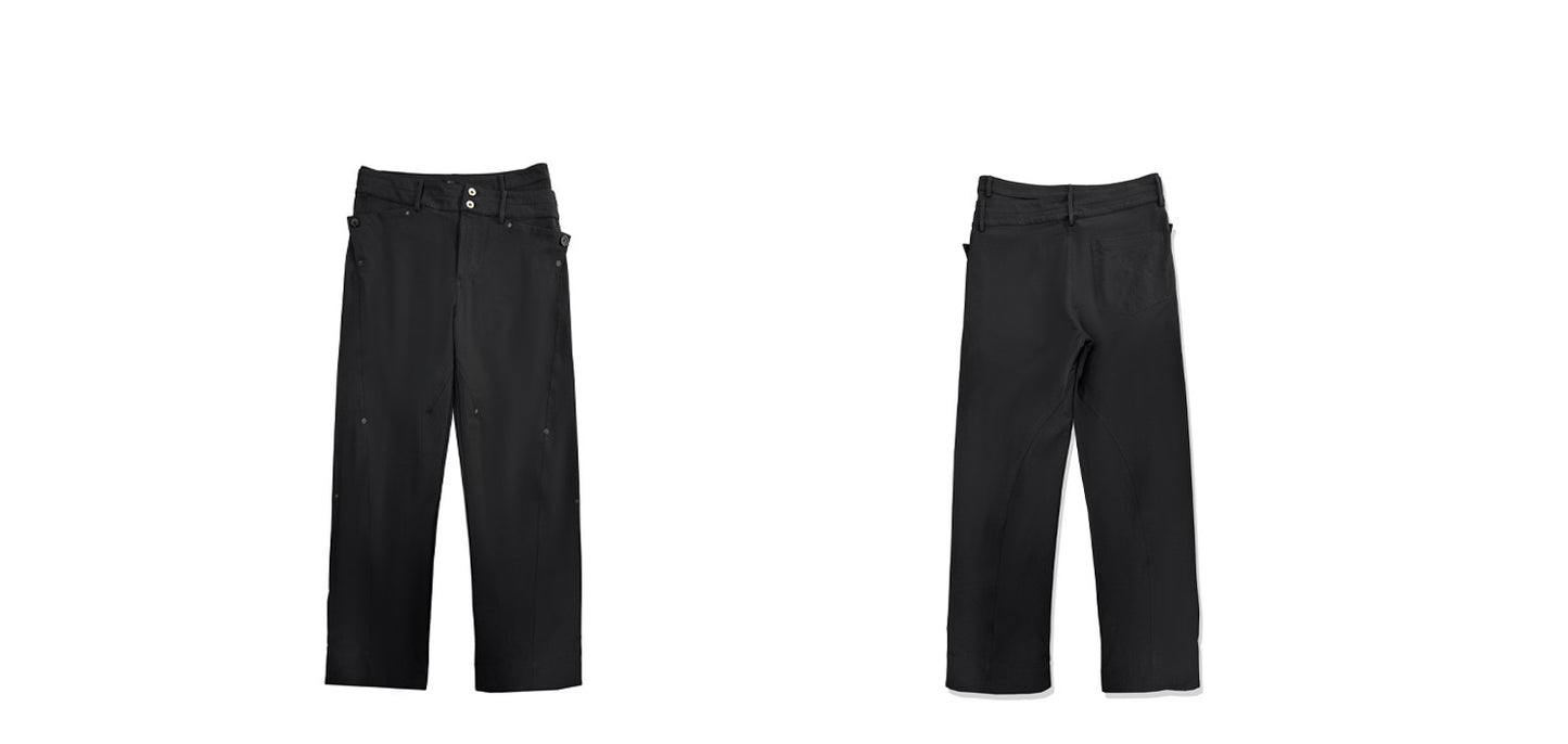 Water proof Double Waist Engineer Trousers